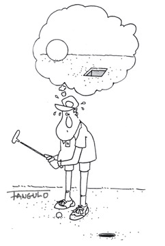 golf cartoon by Frank M. Angulo
